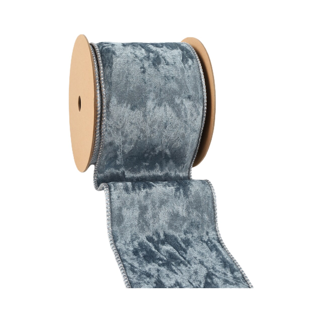 LaRibbons 1" - 4" Reversible Frosted Velvet Wired Ribbon | 10 Yard Roll